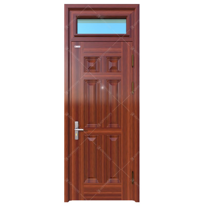 Cửa thép vân gỗ Koffmann 1 cánh tại NInh Bình