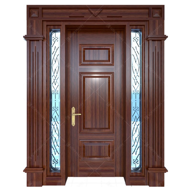 Cửa thép vân gỗ Koffmann 1 cánh tại Ninh Bình