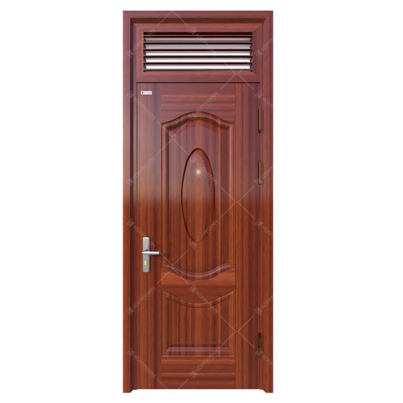 Cửa thép vân gỗ Koffmann 1 cánh tại Ninh Bình