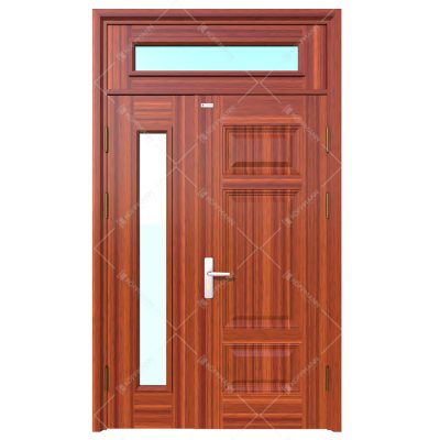 Cửa thép vân gỗ Koffmann 2 cánh lệch Ninh Bình