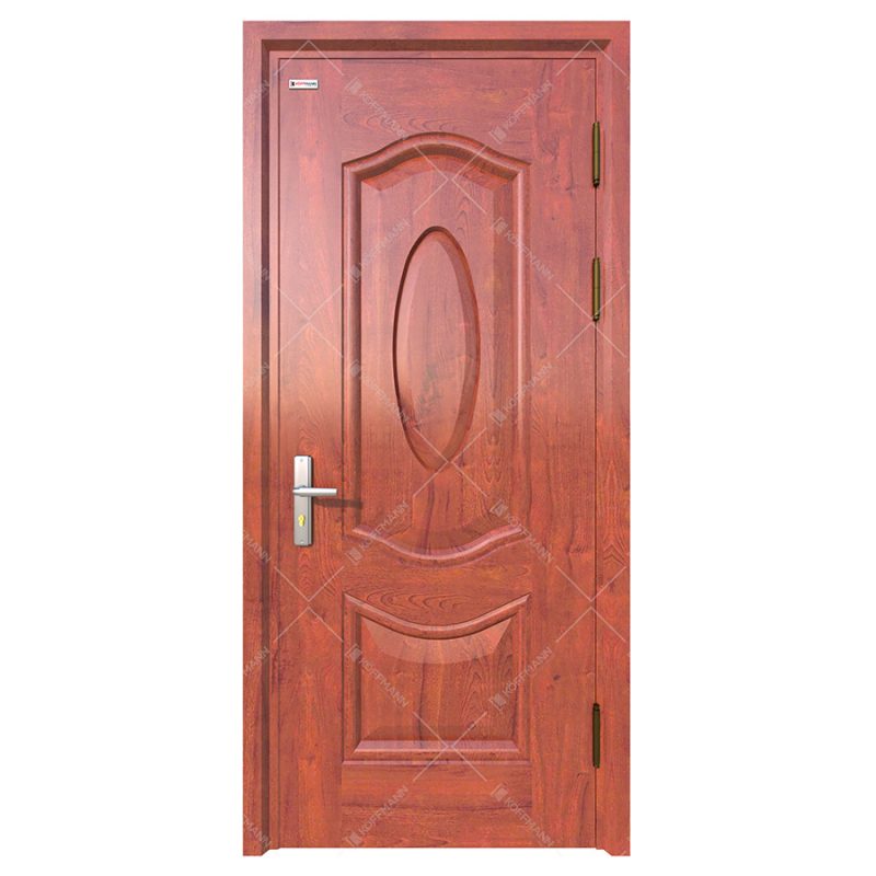 Cửa thép vân gỗ Koffmann 1 cánh tại Ninh Bình