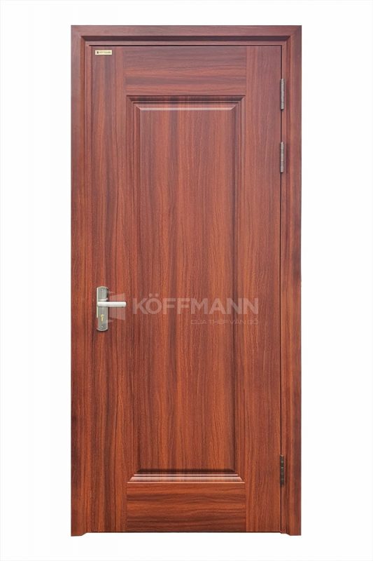 Cửa thép vân gỗ koffmann 1 cánh đơn Ninh Bình