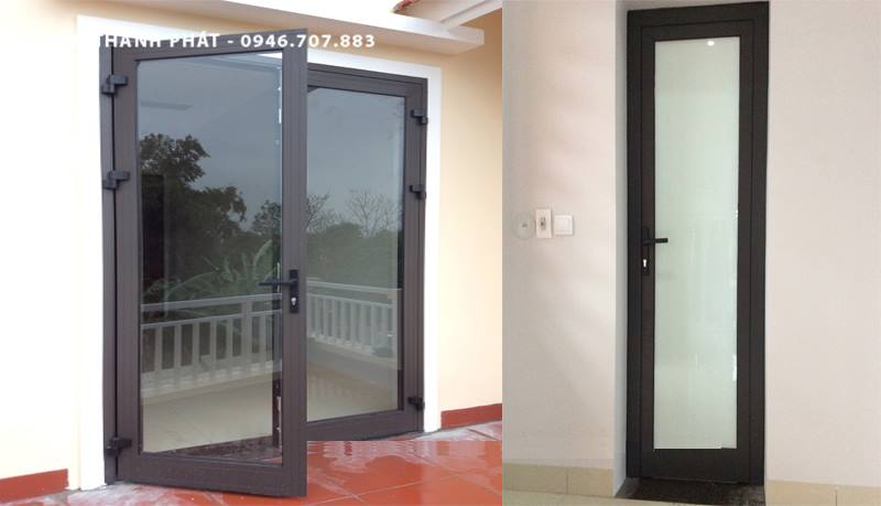 Mẫu cửa nhôm kính đẹp.